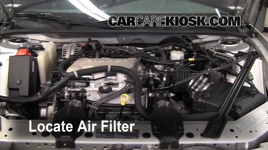 2004 Buick Century Custom 3.1L V6 Air Filter (Engine) Replace